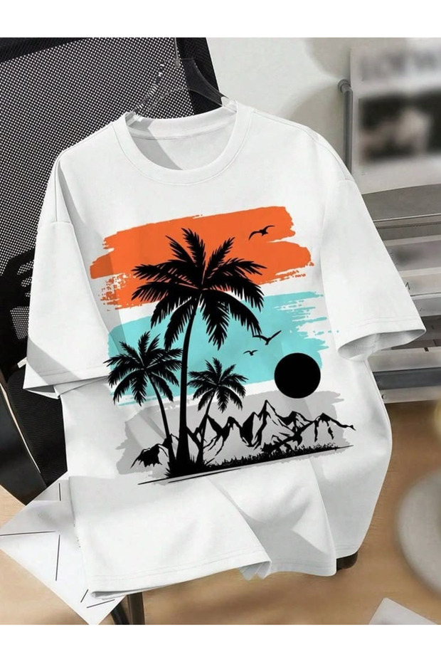 Unisex Printed oversized T-shirt