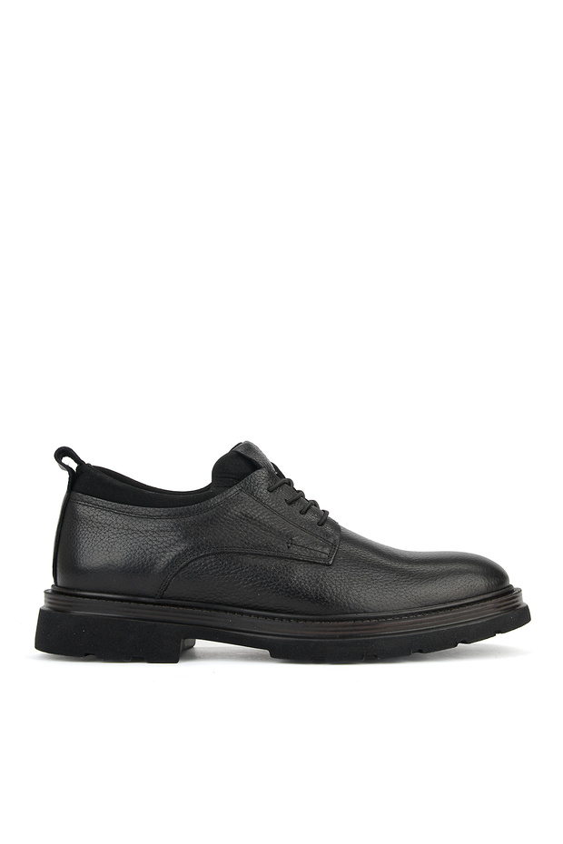 , Men's Genuine Leather Shoes 163986Z8115 Black