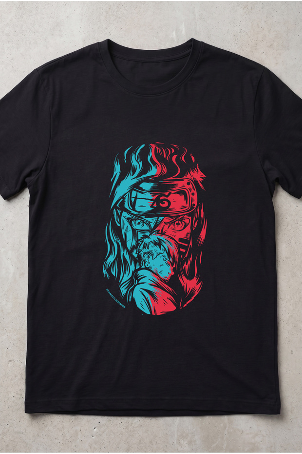 Naruto Uzumaki Anime Printed Standard Cut Unisex Tshirt