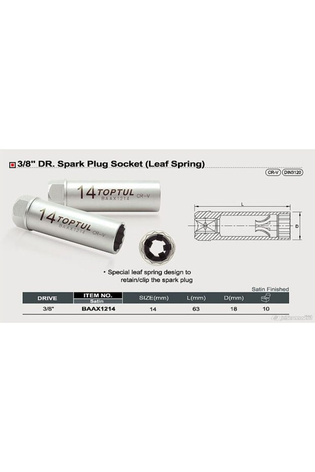 Spark plug socket 14mm