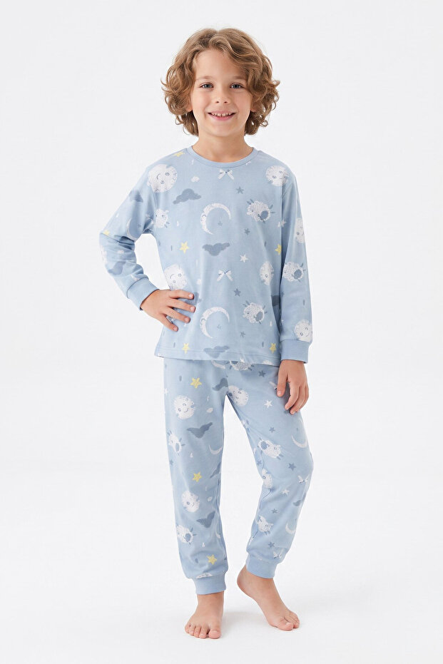 Boy's 100% Cotton Pajama Set 3-13 Years 12734Is
