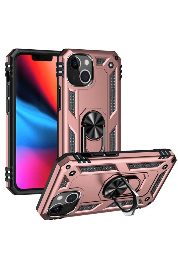 iPhone 13 Mini Case Camera Protector Magnetic Stand Tank Protection Senk
