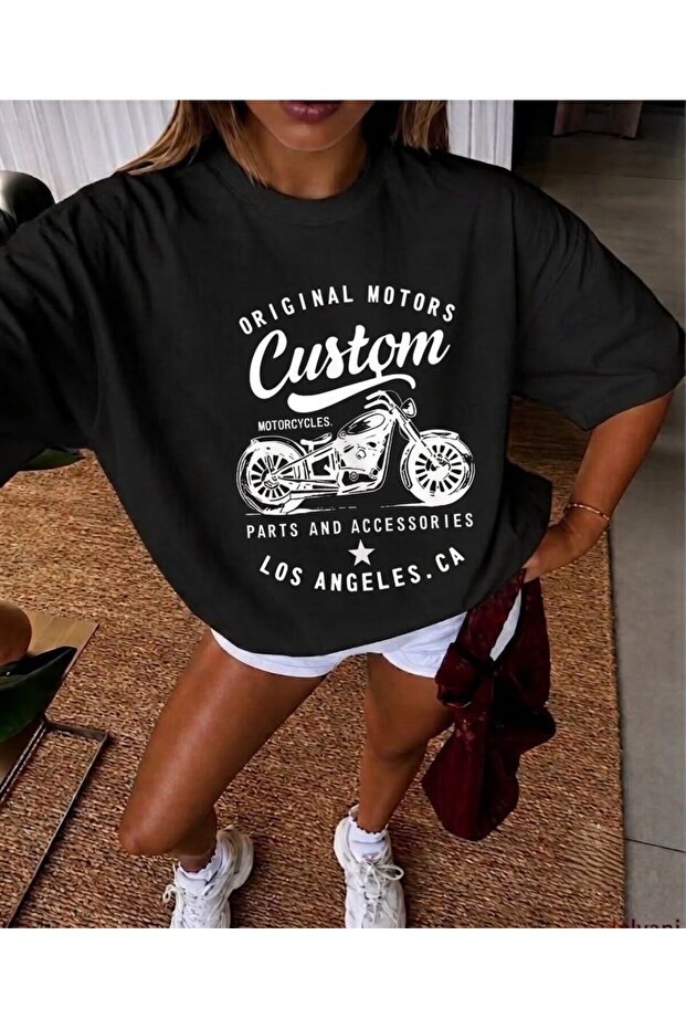 Unisex Original Motors Custom Los Angeles Ca Front Printed T-Shirt