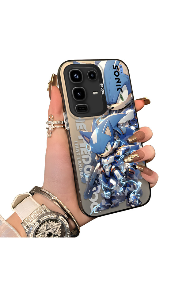 Infinix Note 50/Note 50 Pro Compatible Hard Acrylic Back Silicone Edge Lens Protection Case