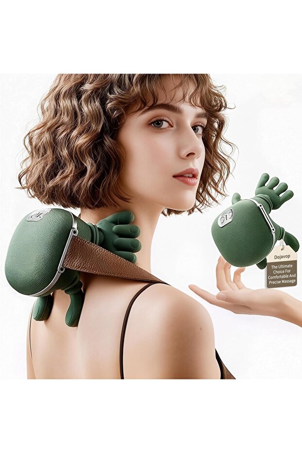 Neck Massager with Heat for Pain Relief Deep Tissue Cordless Neck and Shoulder Massager with Heat and Fingers Bionic Hand Electric Cervical Back Massagers