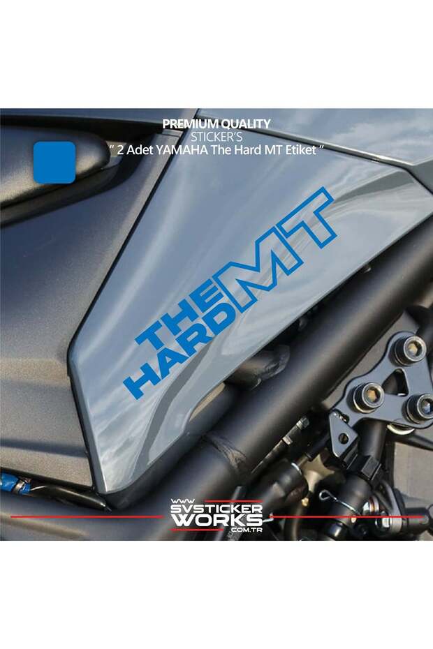 Yamaha the hard mt sticker high quality foil 2 piece sticker label