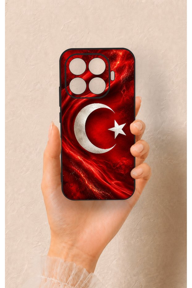 Mi 17t 5g Compatible Turkish Flag Patterned Silicone Case