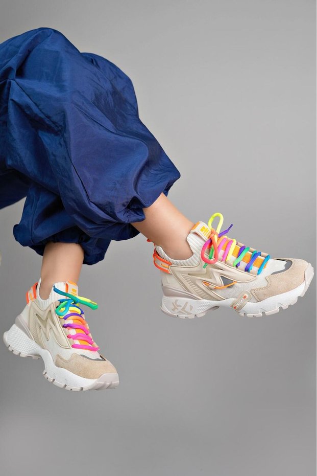 Women's Textile Lace-Up Sports Shoes