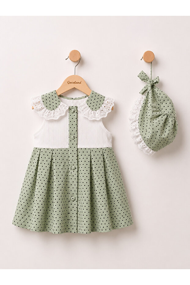 Luna Polka Dot Dress & Headband Set