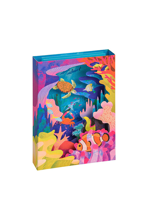 Natasha Durley Design 3D Layered Postcard Great Barrier Reef - 3D Panoramic 12103
