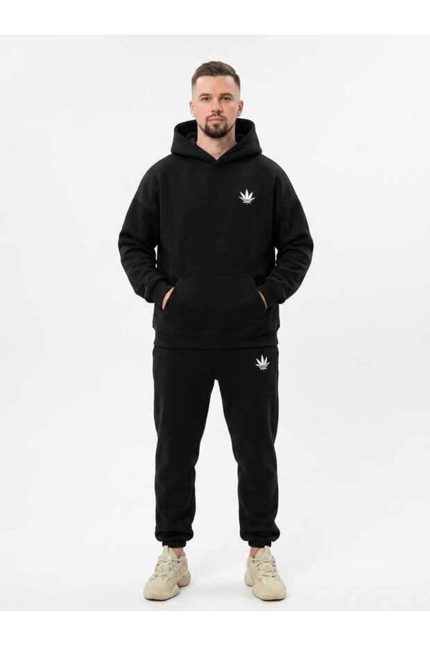 Unisex Character Hooded Sweatshirt Set - Face and All-Over Surface Printed, Comfortable Lace-Up Hoodie