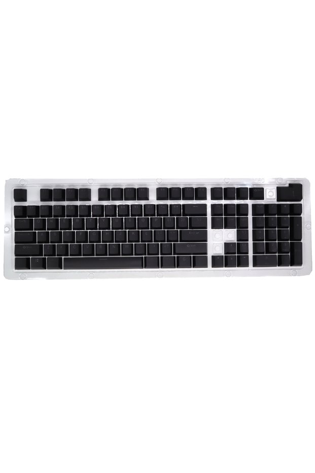 Black 2026 New 104pcs Mechanical Keyboard ABS Keycaps Blank Keycaps For Cherry MX PC Desktop Compute