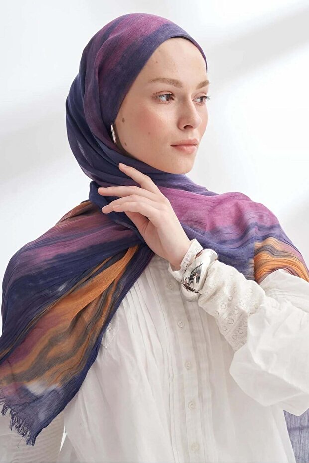 Organic Touch Blend Pattern Shawl
