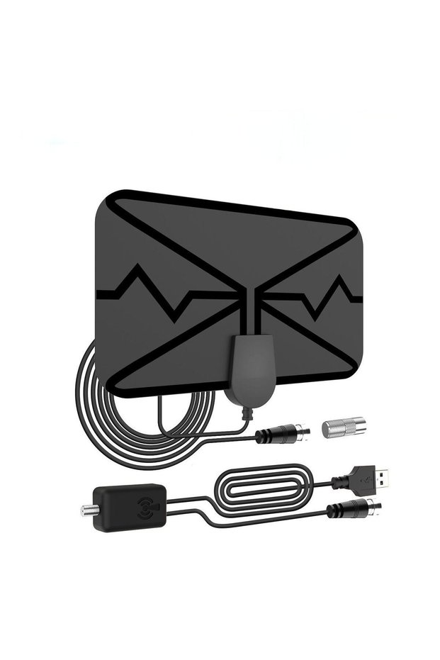 black 4K High-Definition Remote Reception Tv Antenna Hdtv Indoor Digital Enhanced Tv Antenna Film An