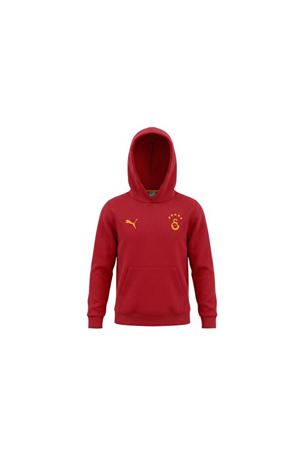 Children's Yellow-Red Gsk Ftbless Hoodie Jr Fl Sweatshirt