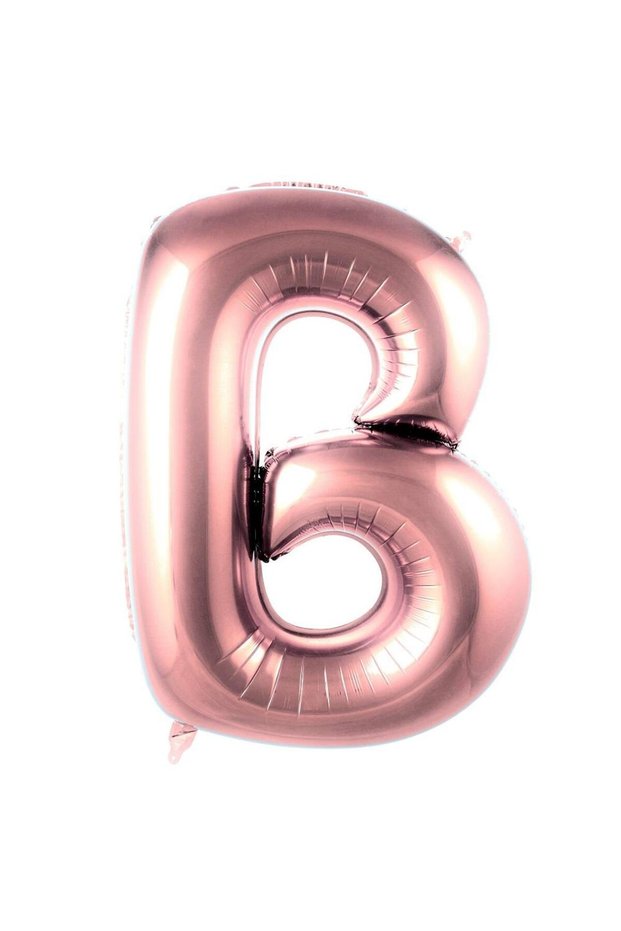 40 Inch 100 cm Rose Gold Letter B Foil Balloon Helium Compatible Birthday Party Decoration