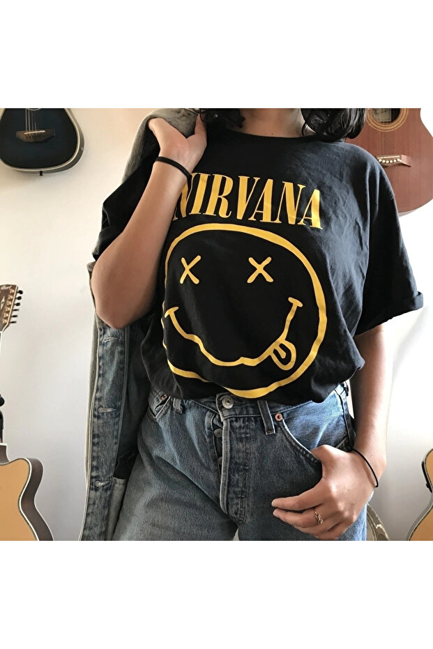 Nirvana Classic Printed Unisex Oversize T-Shirt