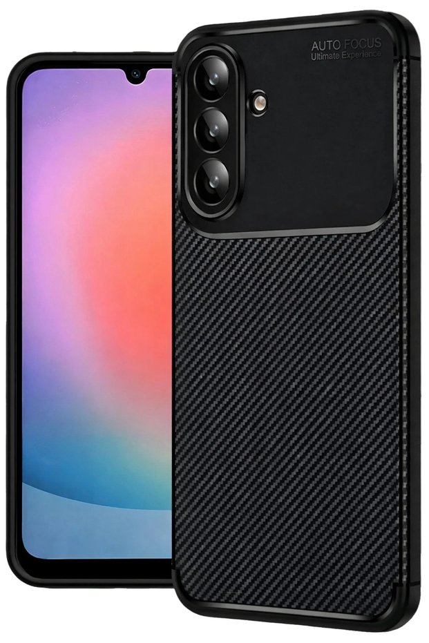Aconcept Galaxy A37 5g Auto Focus Carbon Cover (84059) - Black