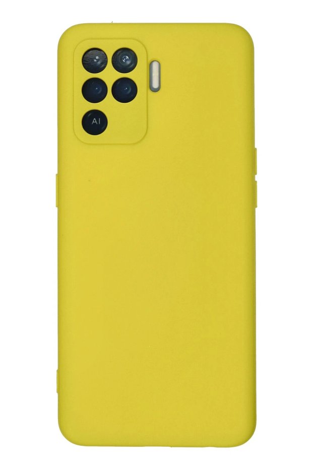 Aconcept Reno 5 Lite Case Nano Inside Velvet Silicone (182602) - Yellow