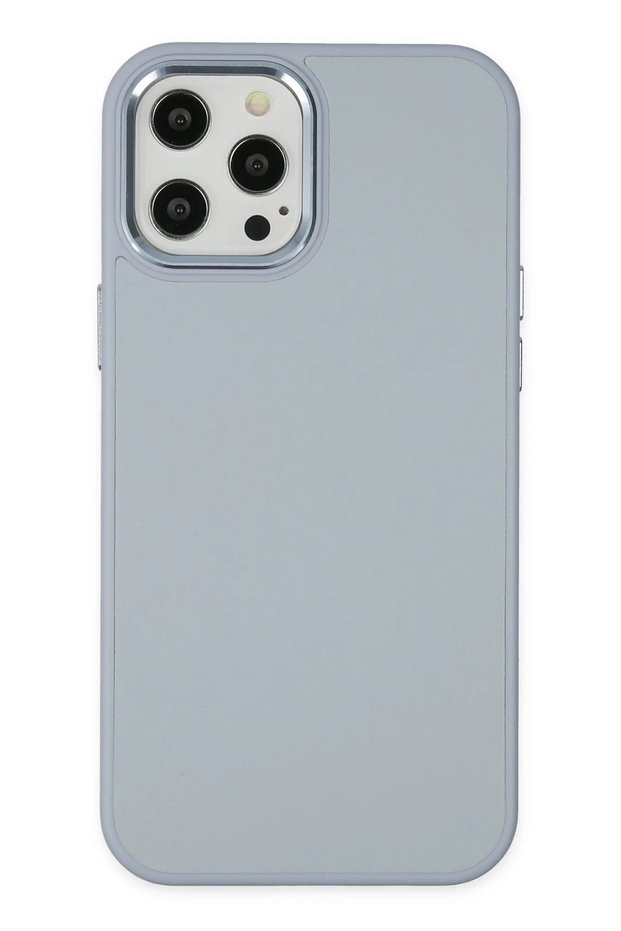 Concepta Newface iPhone 12 Pro Max Case Asian Leather Silicone - (25819) Sierra Blue