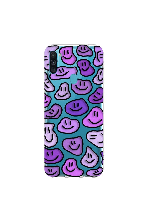Samsung Galaxy M11 Compatible Wallpaper 6 Design Transparent Case