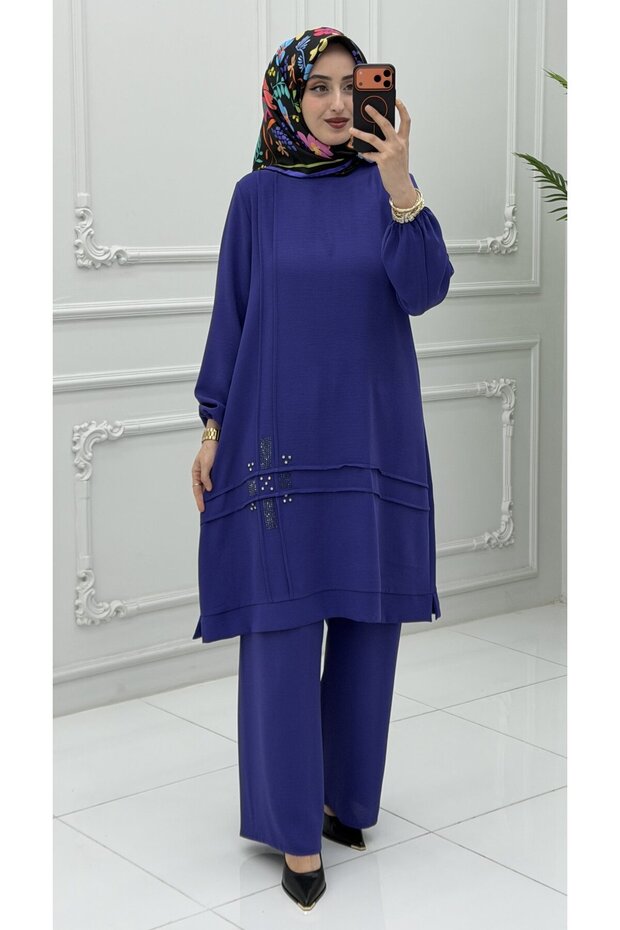 Tuğba Suit Purple