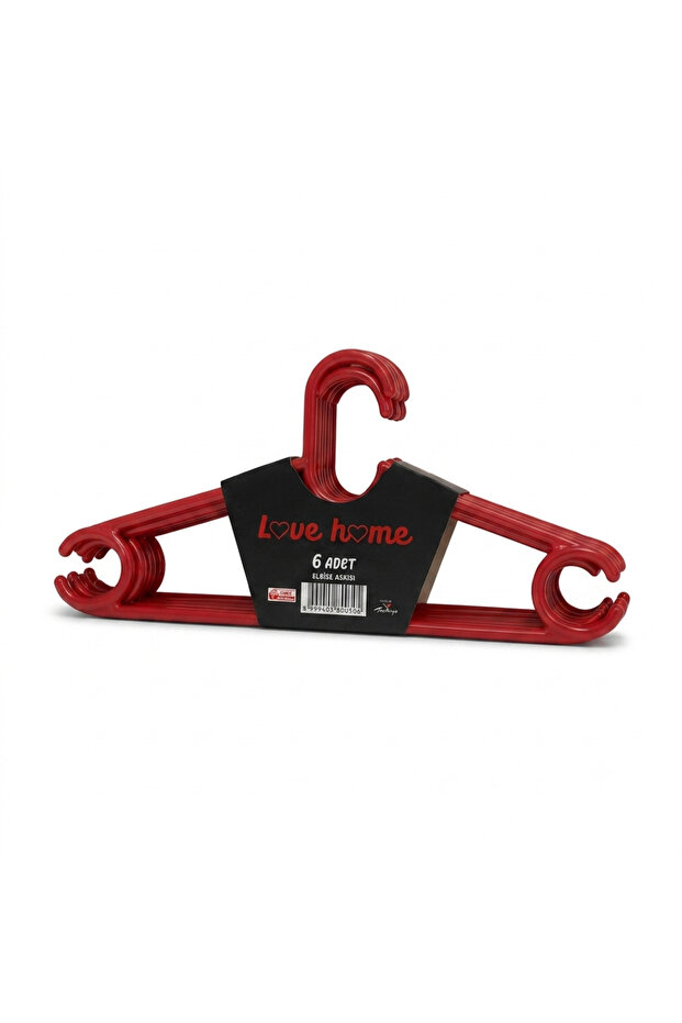 6-Piece Plastic Clothes Hanger