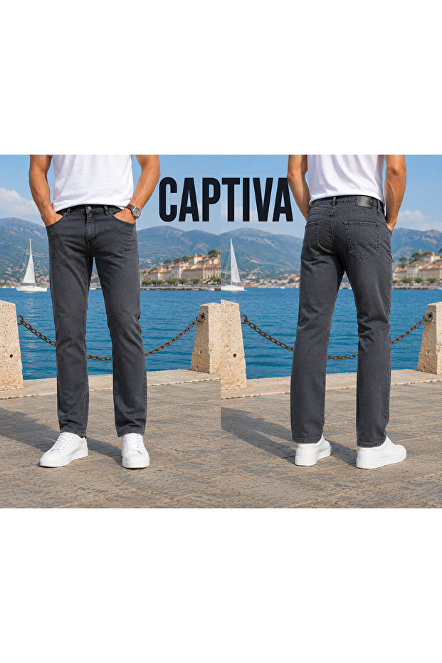 Denim Cotton Lycra Fabric Classic Quality Trousers