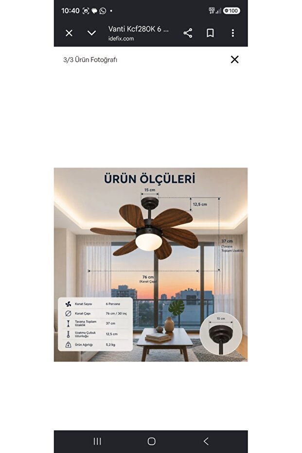 Tavan Vantilatörü