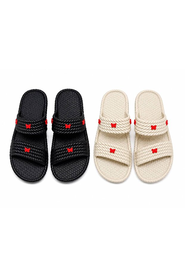 Two Pairs of Slippers