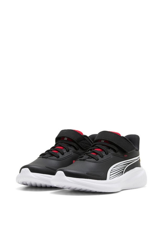 Boys Ferrari Skyrocket AC+PS Hook & Loop Running Shoes