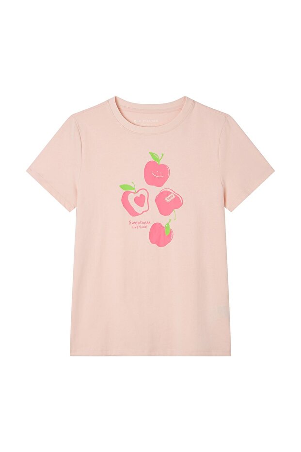 Women’s Cotton Crew Neck Printed Comfort Tee