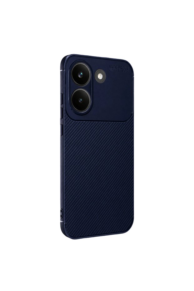 Xiaomi Poco X8 Pro Auto Focus Carbon Cover - Navy Blue