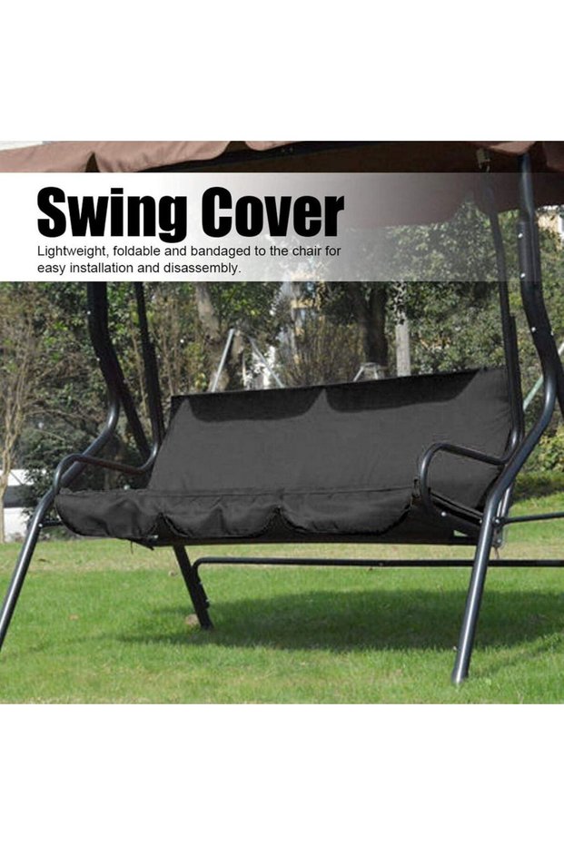 Outdoor swing chair cushion, three - seater cushion, waterproof replacement seat cover, swivel patio swing chair, outdoor protective cover, for...