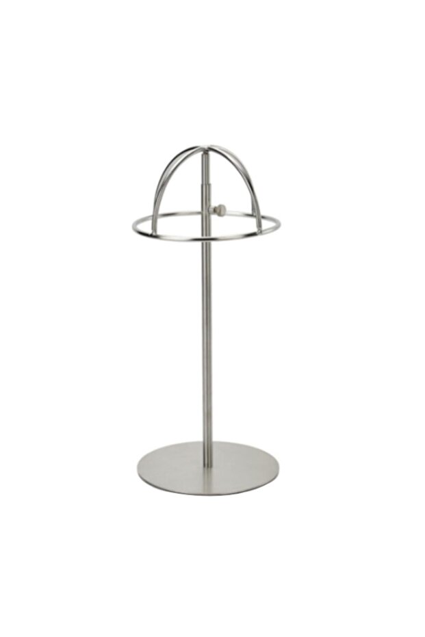 Desktop Hat Display Rack Adjustable Wig Rack Living Room Clothing Store Coat Hat Rack Home Storage Household Goods Cleaning Silver 18CM