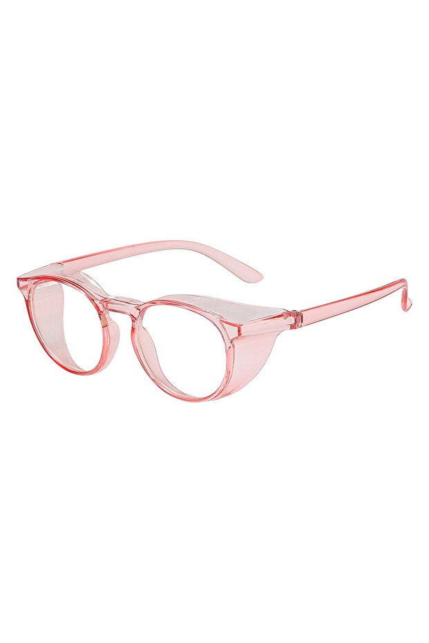 2-Pack Anti-Fog Unisex Safety Glasses, Scratch-Resistant PC Eye Protection Goggles for Lab & Care (Pink)