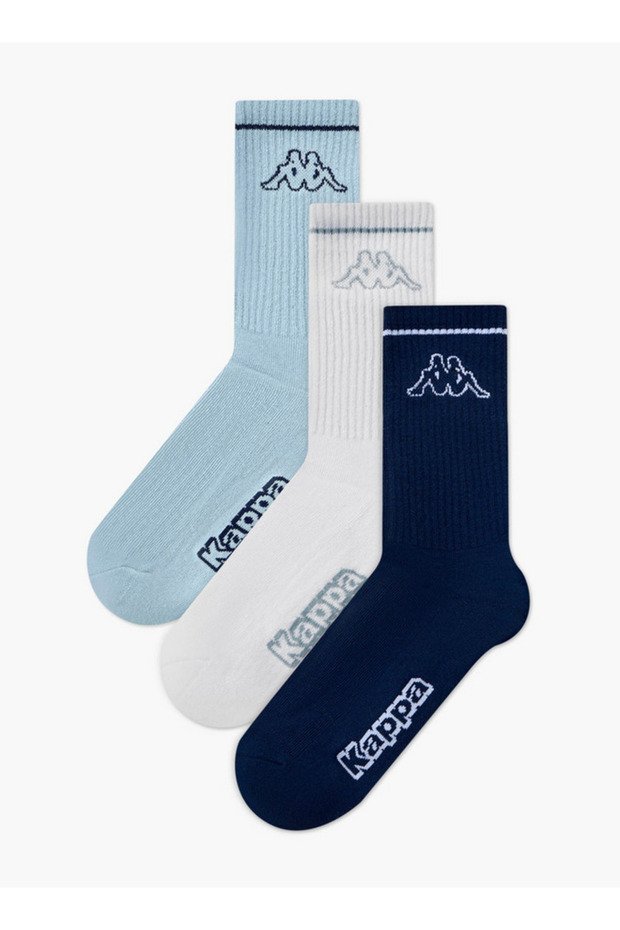 3PK LOGO JQ CREW SOCKS C