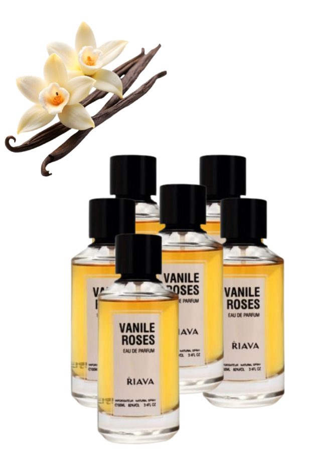 6 قطع عطر فانيل روزز 100 مل
