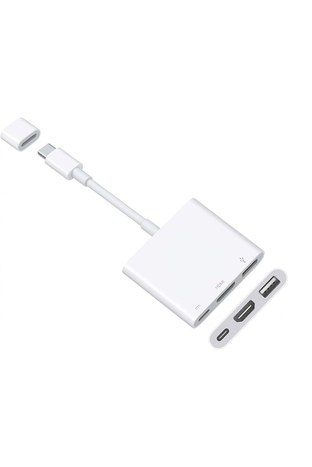 محول أبل الرقمي متعدد المنافذ USB-C، طراز MJ1K2ZM/A، موصل HDMI من نوع C من أبل