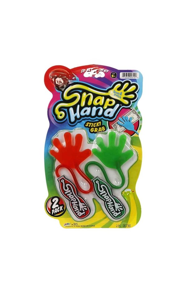 2-Pack Fun Sticky Hand 1 Pack