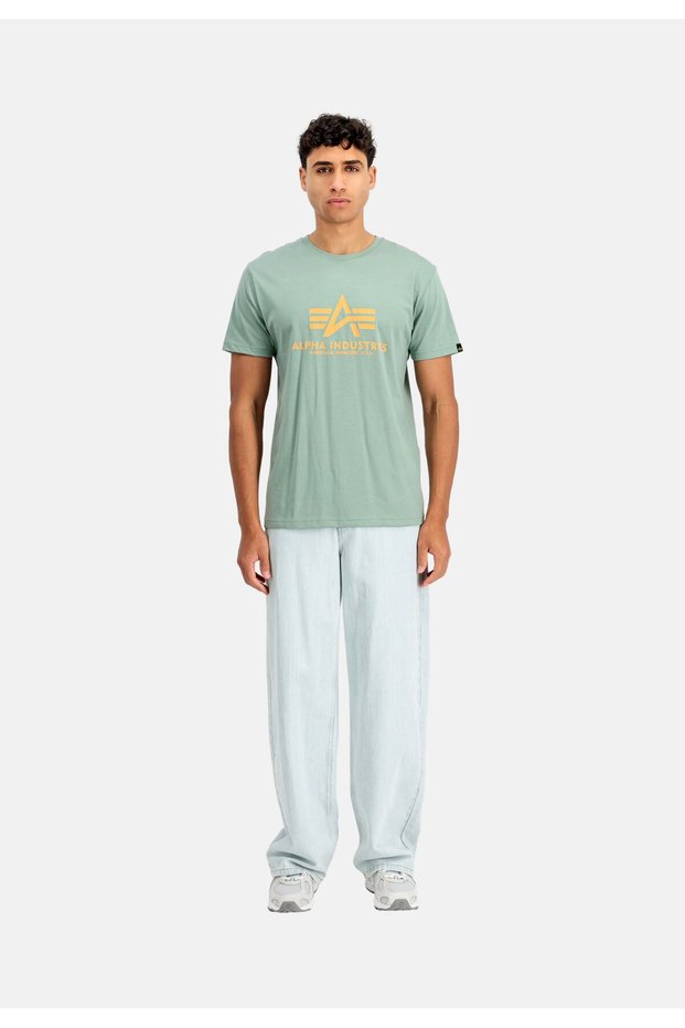 T-Shirt Basic Big Logo Kurzarmshirt