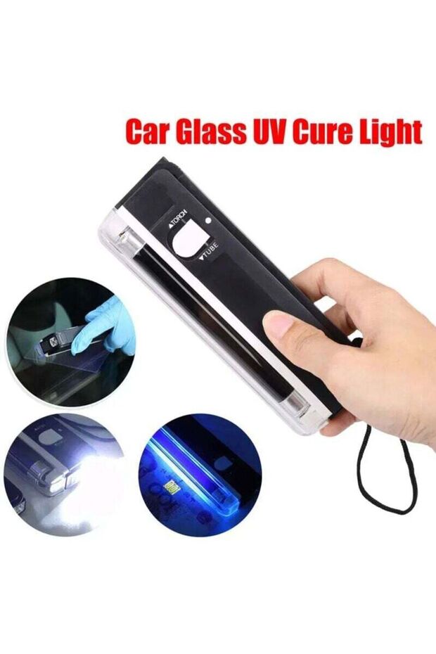 UV Windshield Repair Lamp - UV Resin Curing - For Car Window Repair - Compact and Powerful - For Mechanics and Individuals