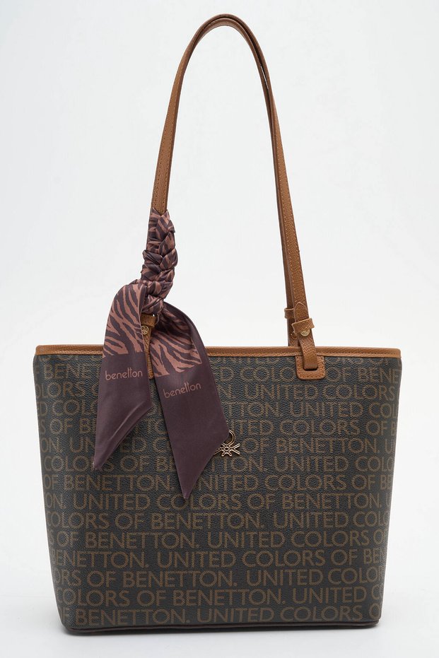 Benetton Women's Shoulder Bag Brown-Tan Bnt1892