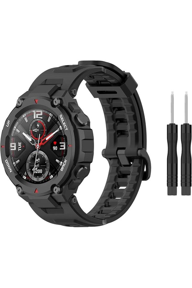 حزام متوافق مع Amazfit T-Rex/T-Rex Pro، أساور معصم من السيليكون الناعم، سوار بديل