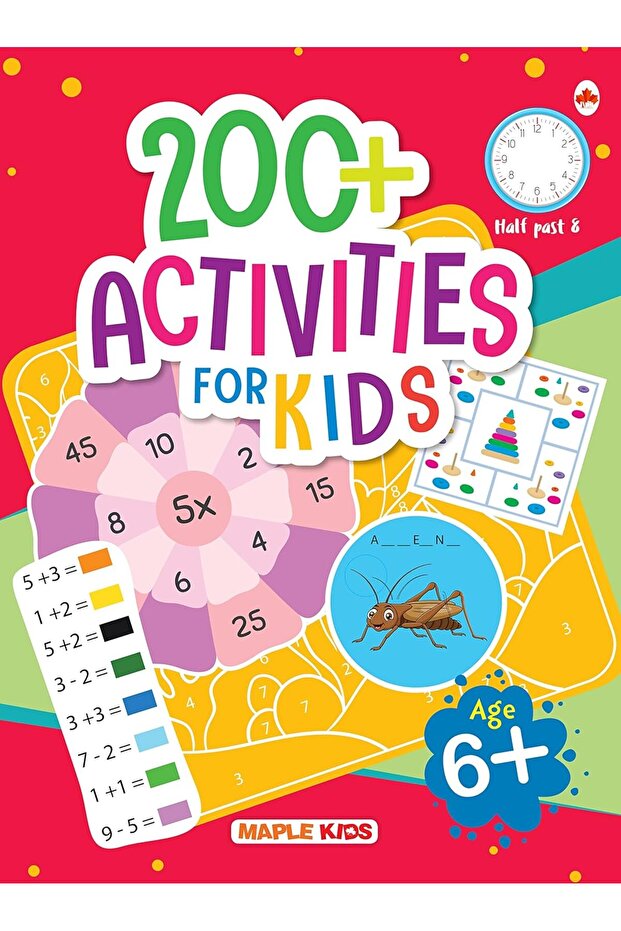 Brain Activity Book for Kids:200+ Activities for K