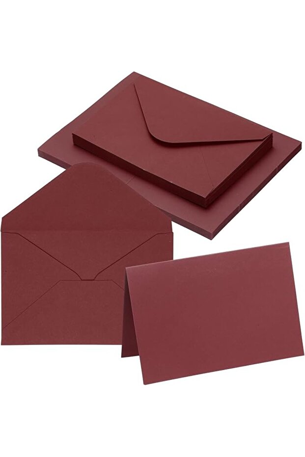4 x 6 Blank Greeting Cards and Envelopes, 20Sets Half Fold Note Cards and Envelopes Folded R