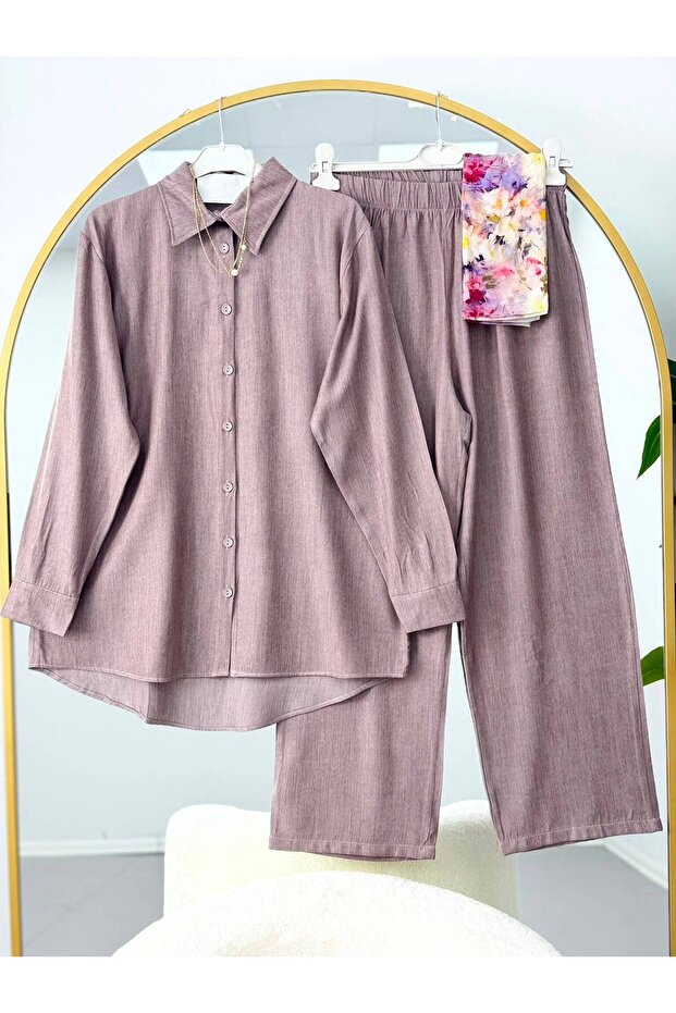Women's Trendy Shirt and Trouser Set