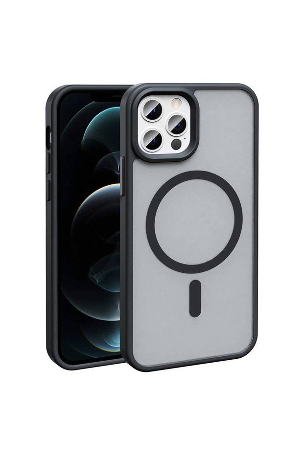 iPhone 13 Pro Max Case Magsafe Supported Camera Raised Silicone Matte Anti-Fingerprint