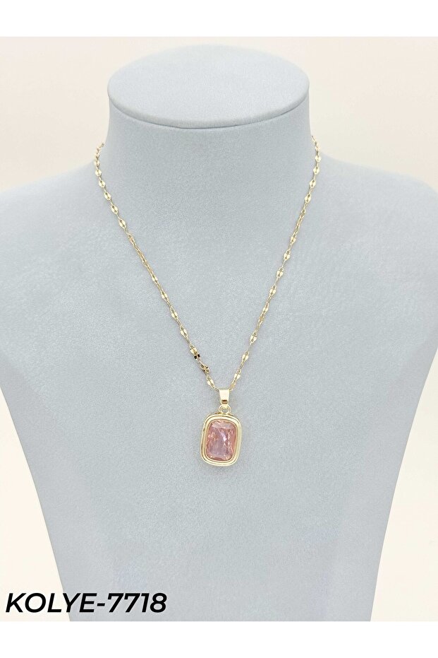 Steel Necklace 45cm Stylish Gift Complementing Elegant Office Style