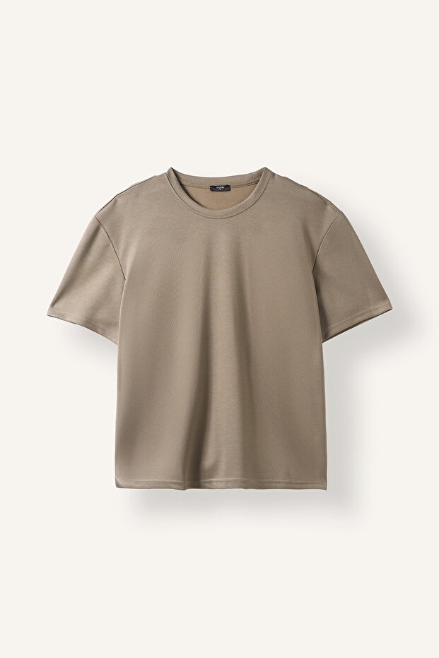 Regular Fit Crew Neck Short Sleeve Basic T-Shirt I4640Ax26Au